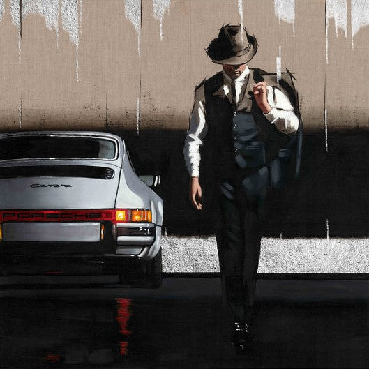 Richard Blunt Road To Greatness Platinum Canvas - The Acorn Gallery, Pocklington