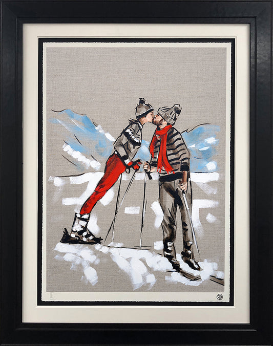 Richard Blunt See You On The Slopes Sketch - The Acorn Gallery, Pocklington