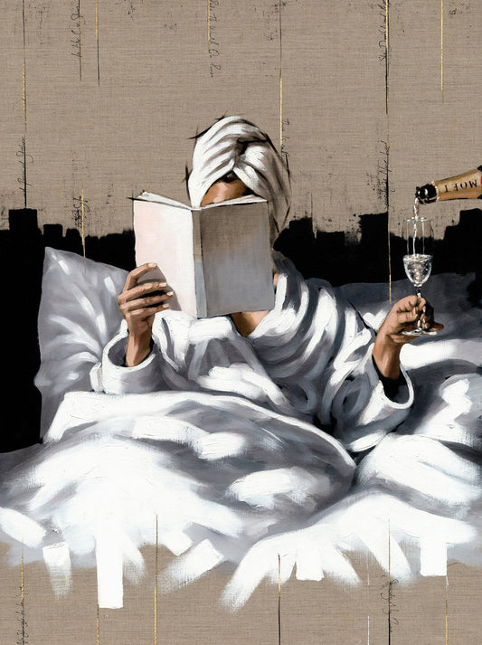 Richard Blunt Serenity Hand Embellished Canvas - The Acorn Gallery, Pocklington