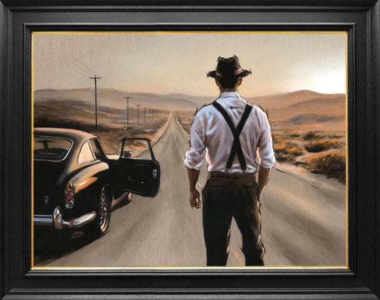 Richard Blunt The Distance Within Hand Embellished Canvas - The Acorn Gallery, Pocklington