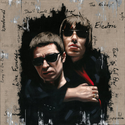 Richard Blunt The Masterplan Mini Hand Embellished Canvas - The Acorn Gallery, Pocklington