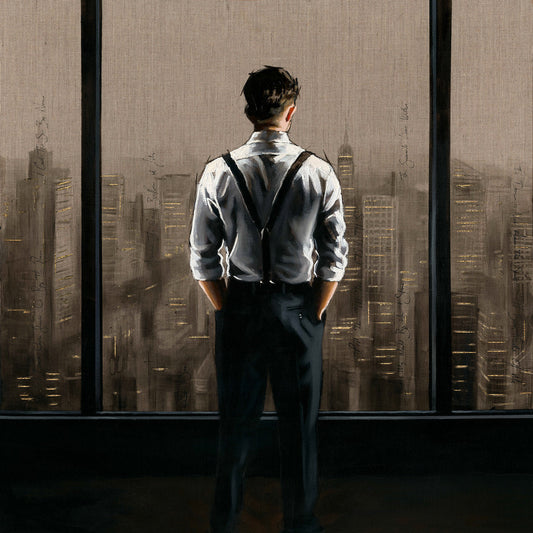 Richard Blunt The Summit Hand Embellished Canvas - The Acorn Gallery, Pocklington