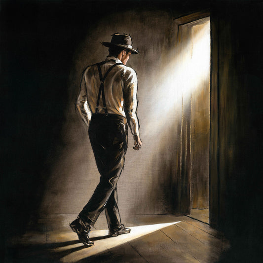 Richard Blunt The Way Hand Embellished Canvas - The Acorn Gallery, Pocklington