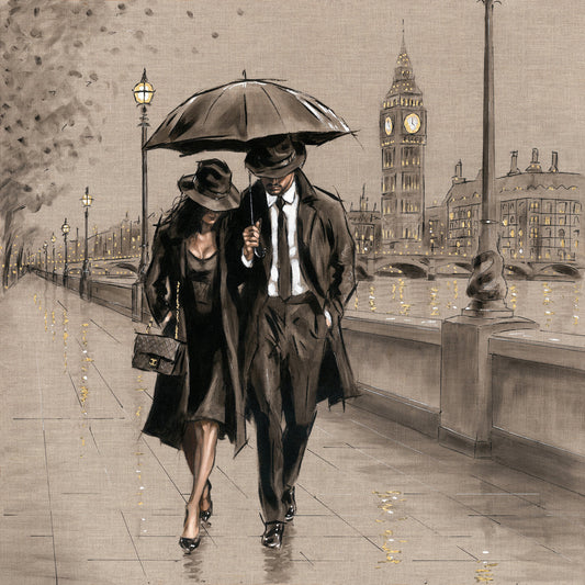 Richard Blunt Westminster And You Hand Embellished Canvas available at The Acorn Gallery, Pocklington