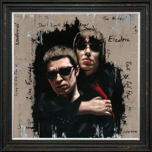 Richard Blunt The Masterplan Mini Hand Embellished Canvas - The Acorn Gallery, Pocklington