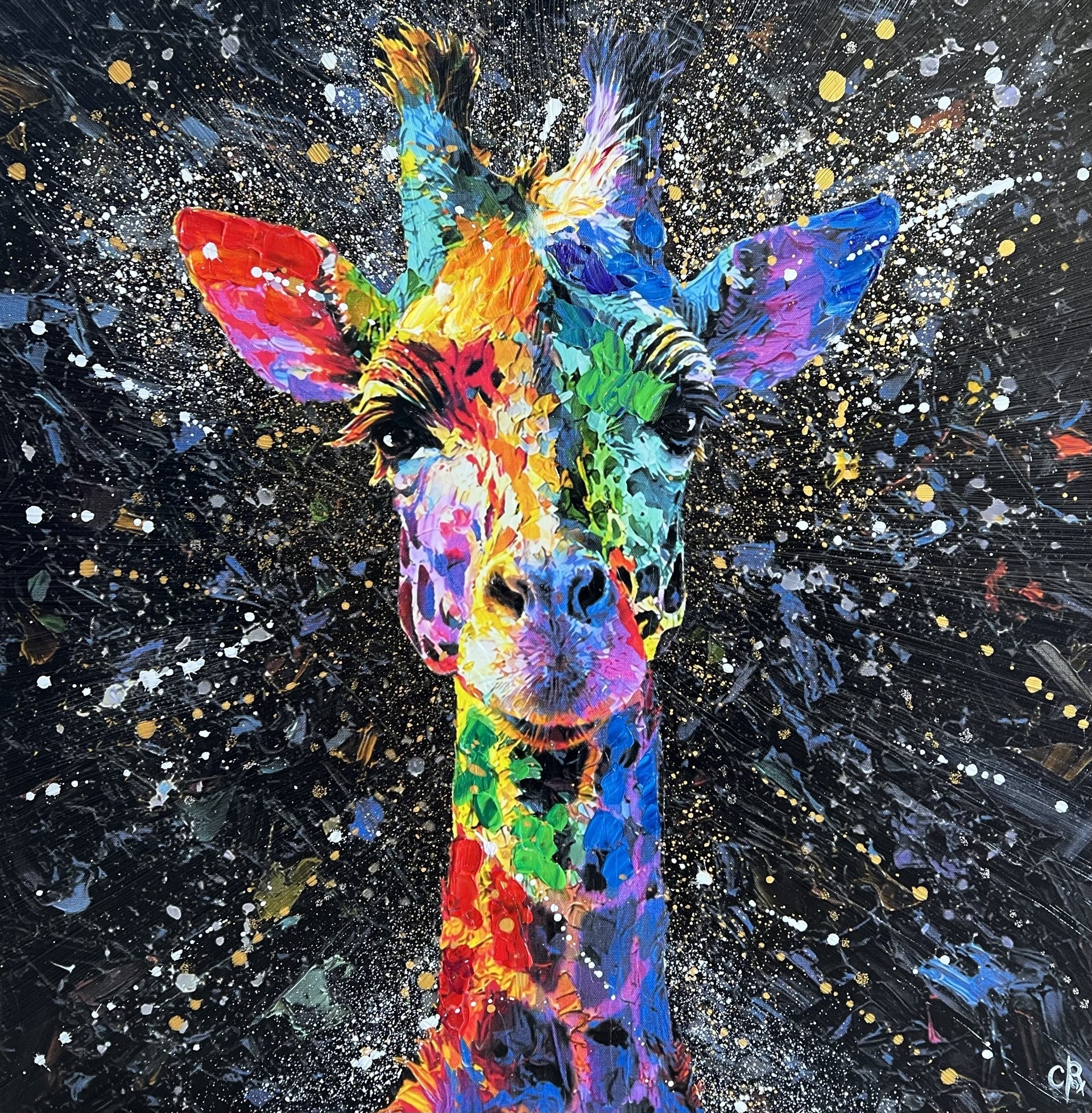Robert Cox Cloud Grazer Hand Embellihsed Giclee Box Canvas available from The Acorn Gallery, Pocklington