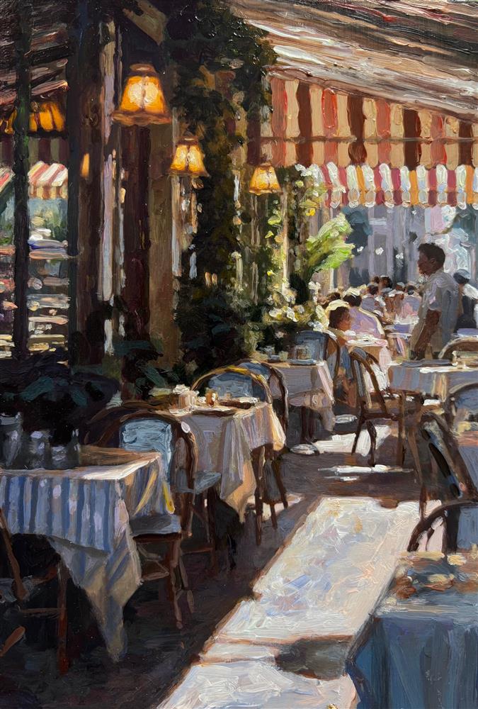 Rachele Dryden-Smith Cafe Lunch Original - The Acorn Gallery, Pocklington