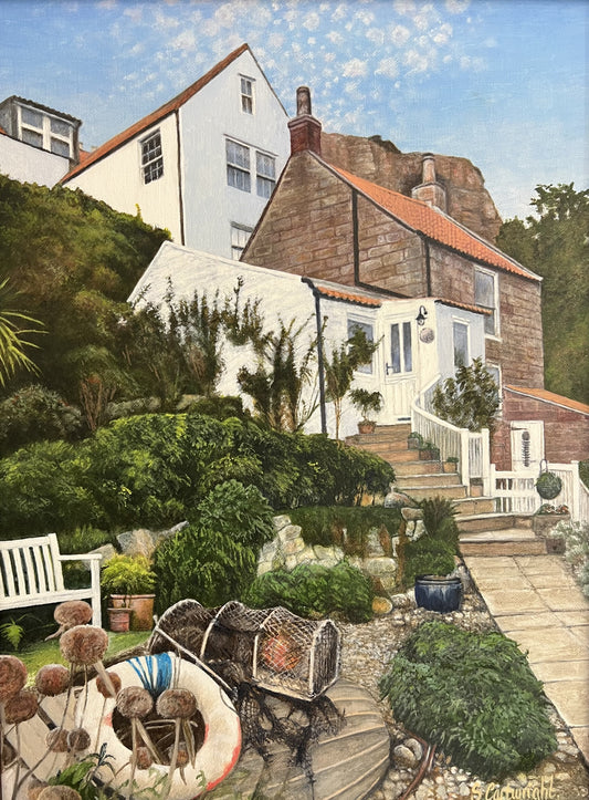 Runswick Bay Cottages ORIGINAL by Suzanne Cartwright