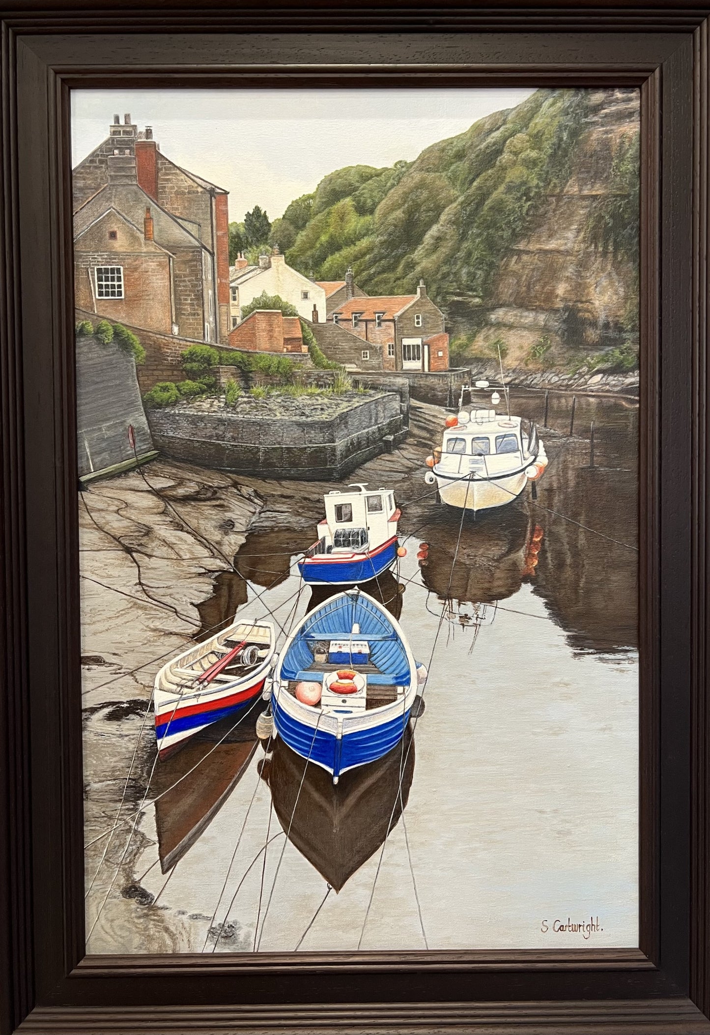 Turning Tide Staithes ORIGINAL by Suzanne Cartwright