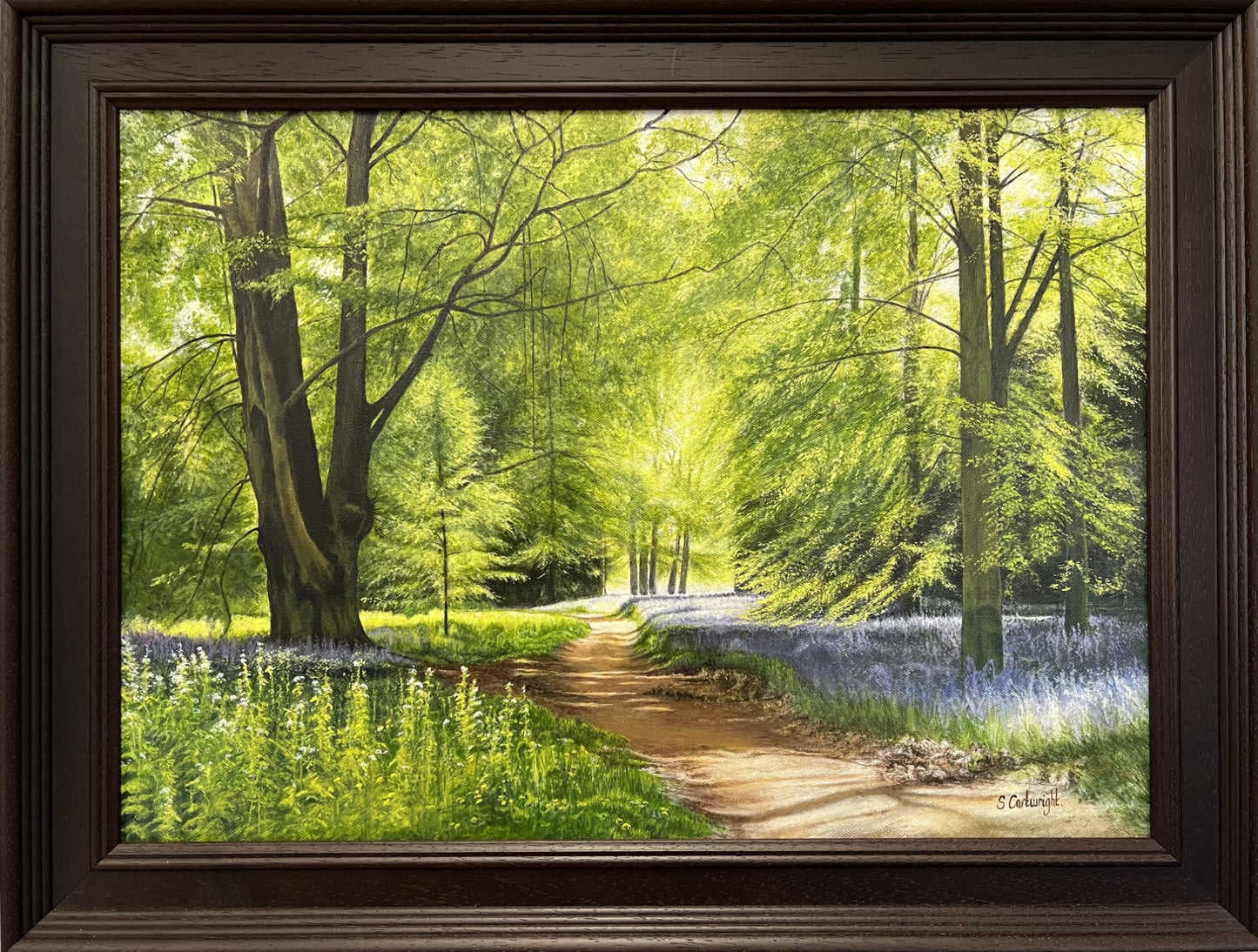 Thorpe Perrow Bluebells ORIGINAL by Suzanne Cartwright