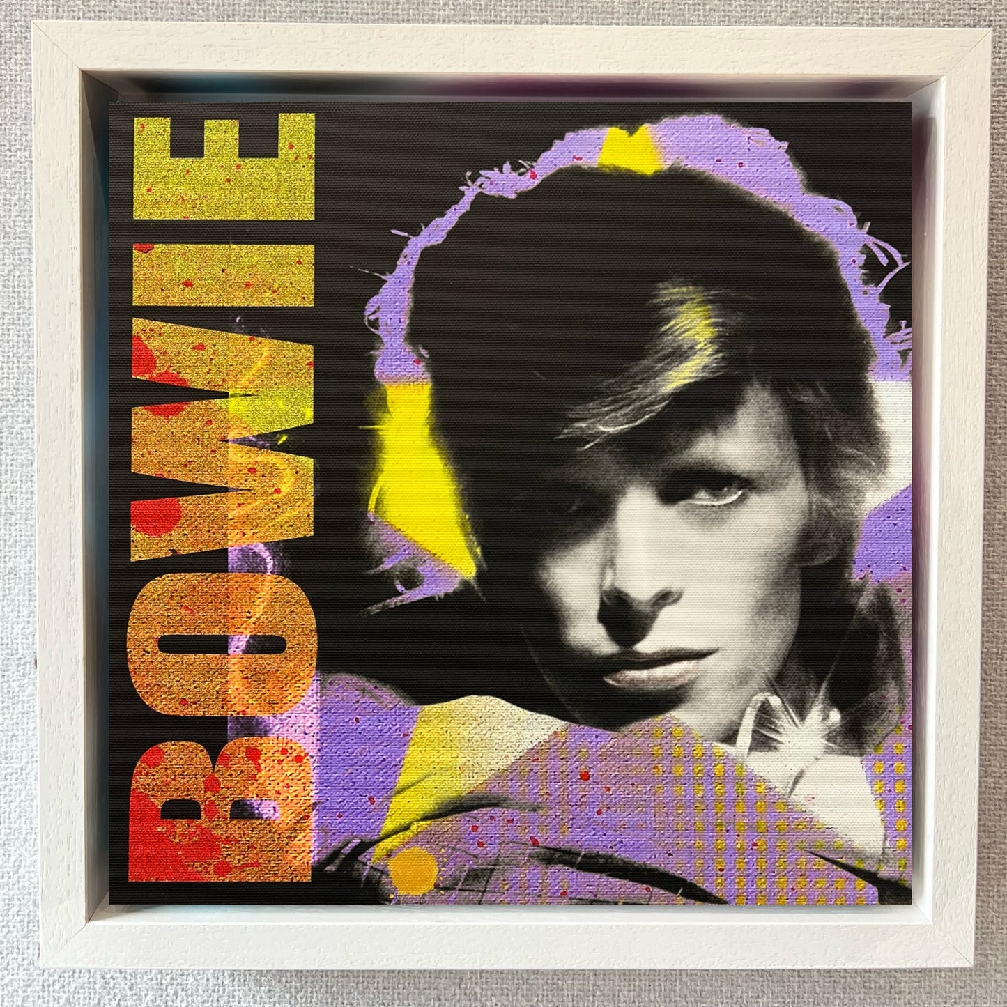 David Bowie canvas print at The Acorn Gallery. Celebrate your favourite icons and Bring Your Life to Life! Choose Your Favourites Now. Visit or Shop Online.