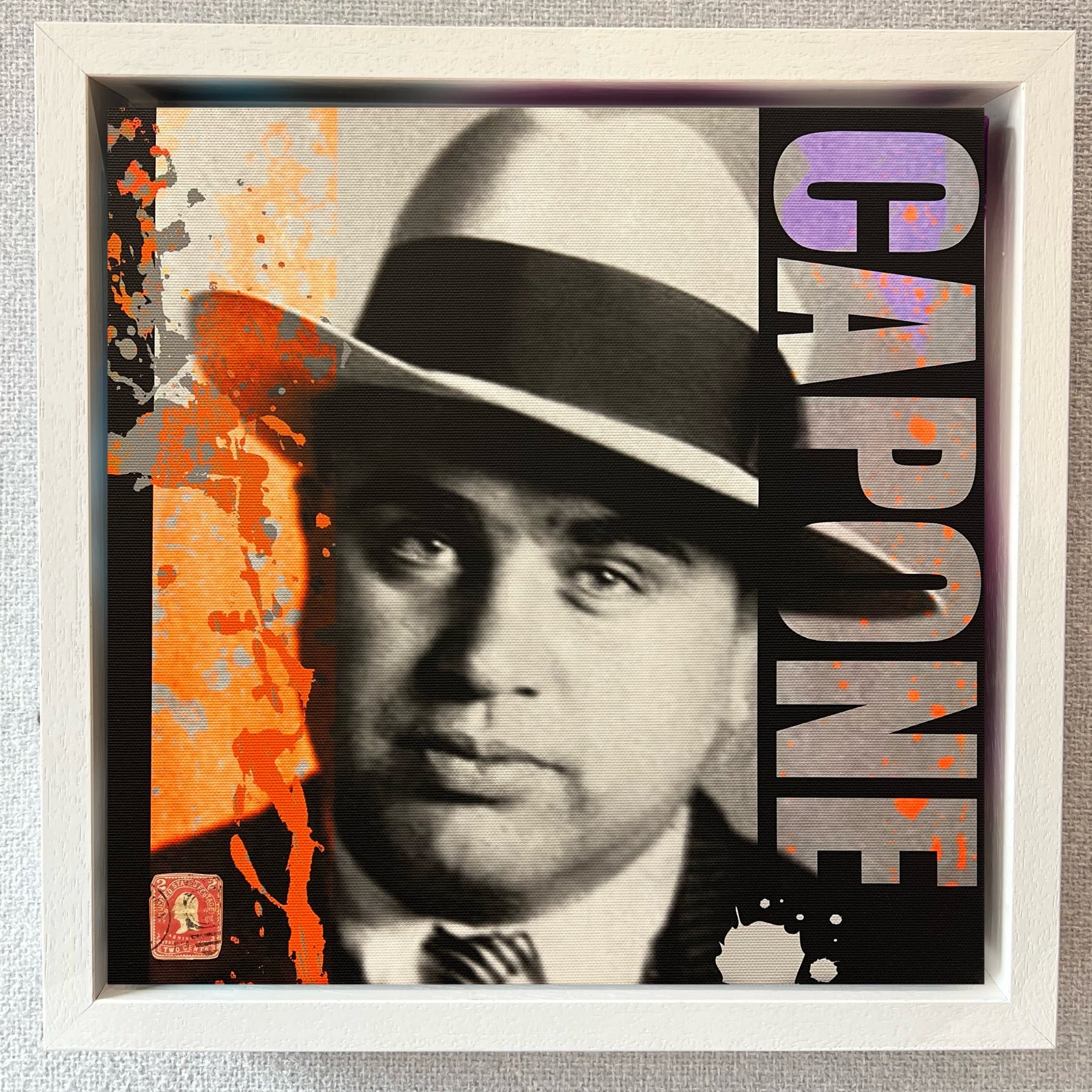 Al Capone canvas print at The Acorn Gallery. Celebrate your favourite icons and Bring Your Life to Life! Choose Online Now. Start Your Collection Today.