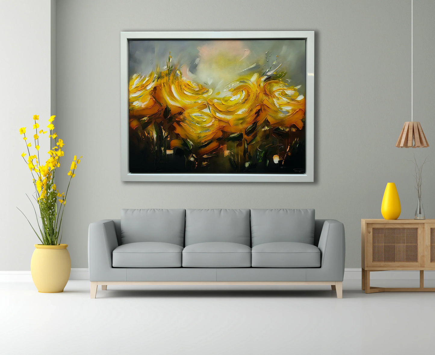 A Stephen Simpson framed original painting titled Honeyed Whirl. Available at The Acorn Gallery Pocklington. Shop online or call us on 01759307652.