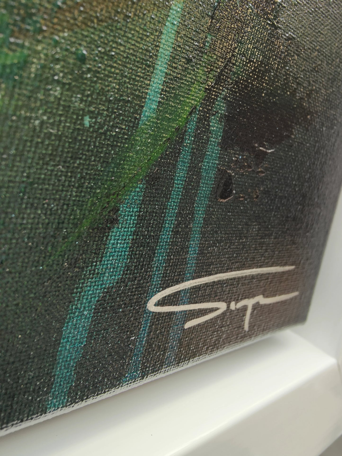 Stephen Simpson Indigo Blossom Original - The Acorn Gallery, Pocklington