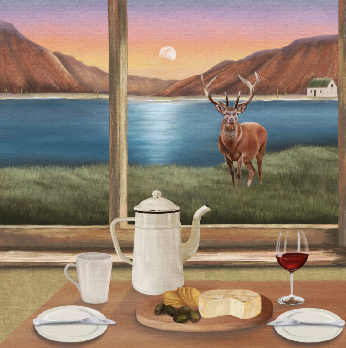 Shanna Stirling Highland Sunset - The Acorn Gallery, Pocklington