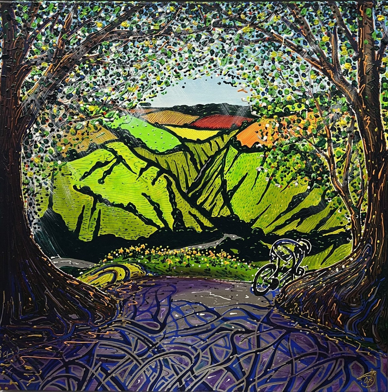 Stuart Storey Into The Great Wide Open ORIGINAL - The Acorn Gallery, Pocklington