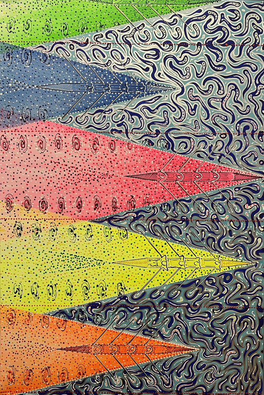 Stuart Storey Racing For The Line Original available from The Acorn Gallery, Pocklington
