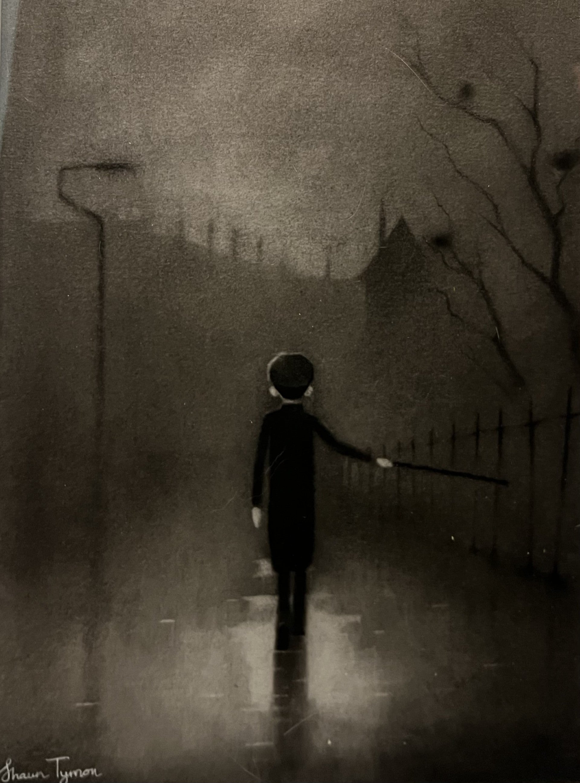 Shaun Tymon The Bored Walk Original - The Acorn Gallery, Pocklington