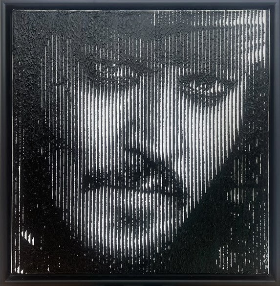 An original portrait of actor Johnny Depp as Captain Jack Sparrow by Sandra Wadkin, available at The Acorn Gallery, Pocklington. Visit us or Shop Online or call us on 01759 307652.