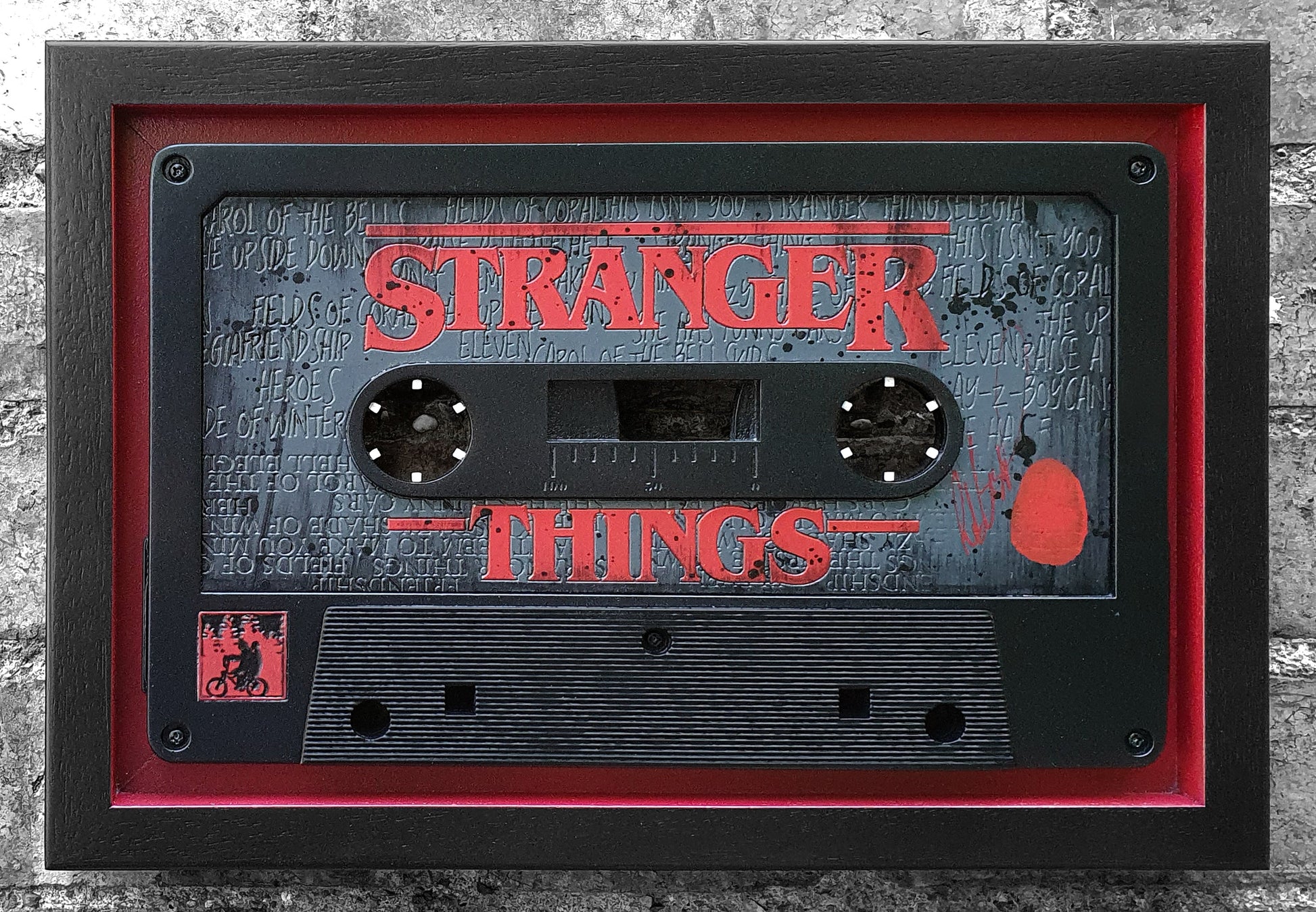 Rob Bishop Stranger Things Season 1 Small Cassette - The Acorn Gallery, Pocklington