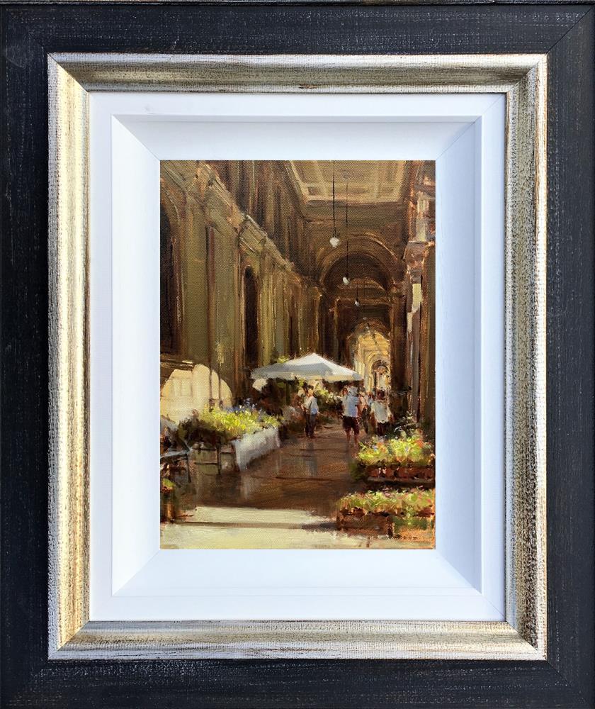 Arches In Florence is a beautiful original painting by Tony Hinchliffe available at The Acorn Gallery, Pocklington. Shop online or call us for more details. Telephone 01759 307652.