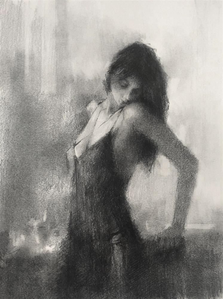 Tony Hinchliffe Aubergine Nights Original Study - The Acorn Gallery, Pocklington