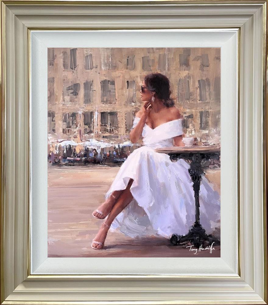 Tony Hinchliffe Cafe Au Lait Canvas - The Acorn Gallery, Pocklington