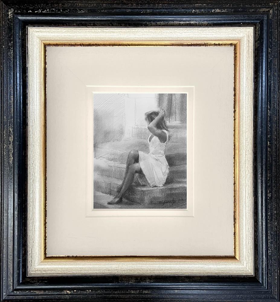 Tony Hinchliffe The Thinking Step Original Study - The Acorn Gallery, Pocklington