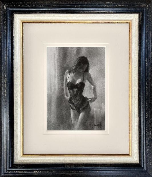 Tony Hinchliffe Whispers In The Dark Original Study - The Acorn Gallery, Pocklington