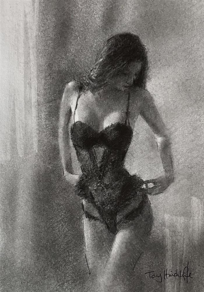 Tony Hinchliffe Whispers In The Dark Original Study - The Acorn Gallery, Pocklington