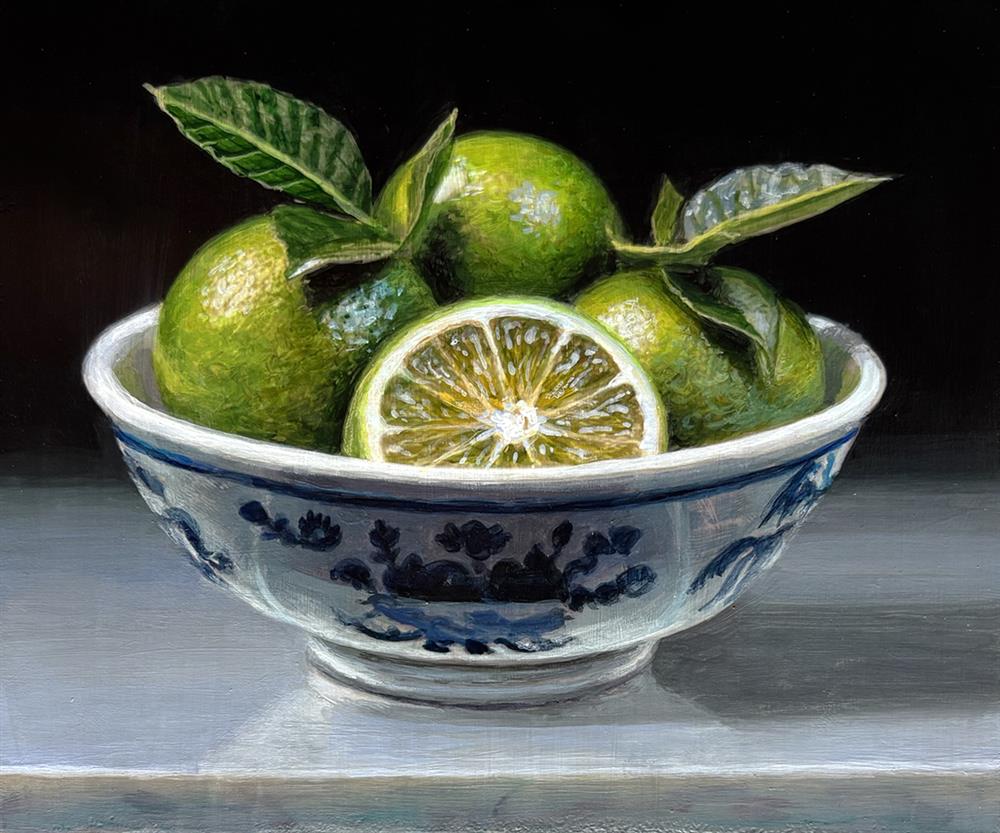 Limes In A Bowl ORIGINAL by Tony Owens