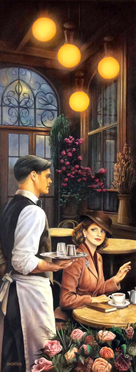 Tim Shorten A Certain Smile Original available from The Acorn Gallery, Pocklington