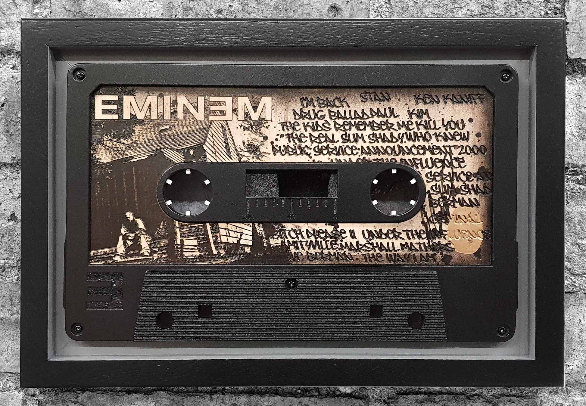 Rob Bishop Marshall Mathers LP Small Cassette - The Acorn Gallery, Pocklington