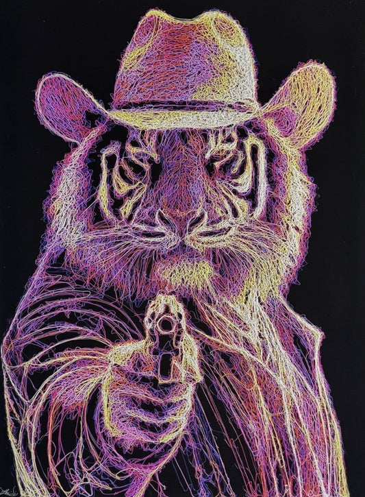 Zalini Art Claws Up Original - The Acorn Gallery Pocklington