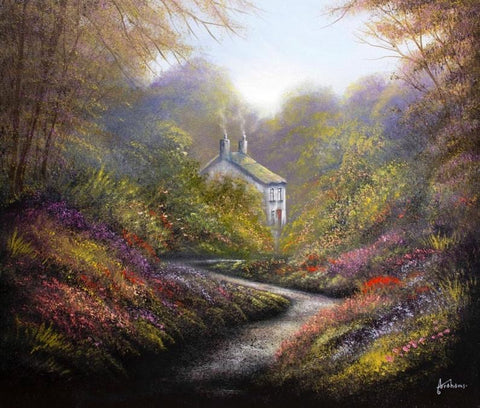 Lavender Lane ORIGINAL by Danny Abrahams *SOLD*