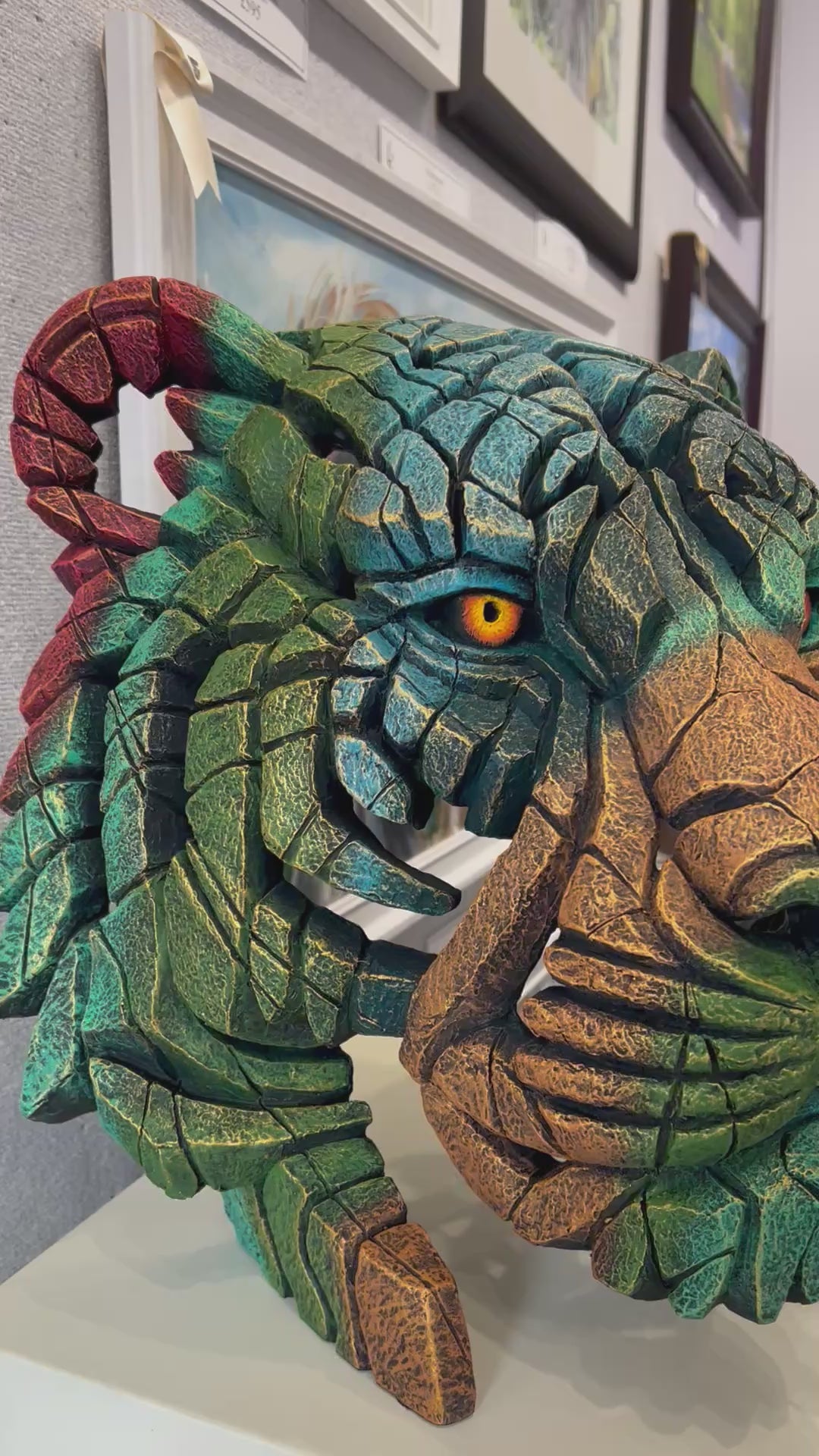 Video of the new EDGE Sculpture Jungle Hunter Tiger Sculpture, which is now available at The Acorn Gallery in Pocklington. UK delivery available.