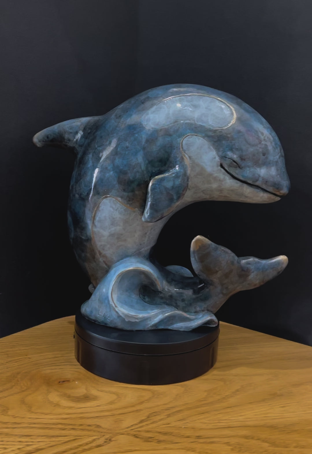 Bronze whale sculpture by Yorkshire artist Roxy Winterburn, available from The Acorn Gallery in Pocklington. Order online or call us on 01759 307652. Free U.K. Delivery. 