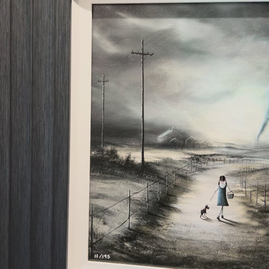 Whirlwind to Oz Framed Print by Danny Abrahams. Available from The Acorn Gallery in Pocklington. Visit us or shop online. UK Delivery. Call 01759 307652. 