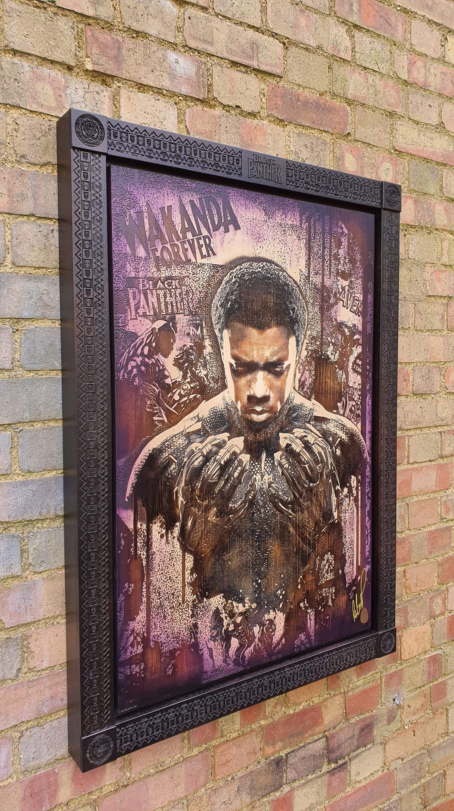 Rob Bishop T'Challa Black Panther - The Acorn Gallery, Pocklington