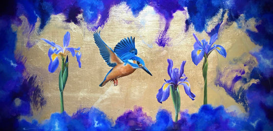 Between Earth and Sky Original by Sarah Louise Ewing. A beautifully framed painting with intricate detail. More Birds Available. Secure UK Delivery. Shop Online.