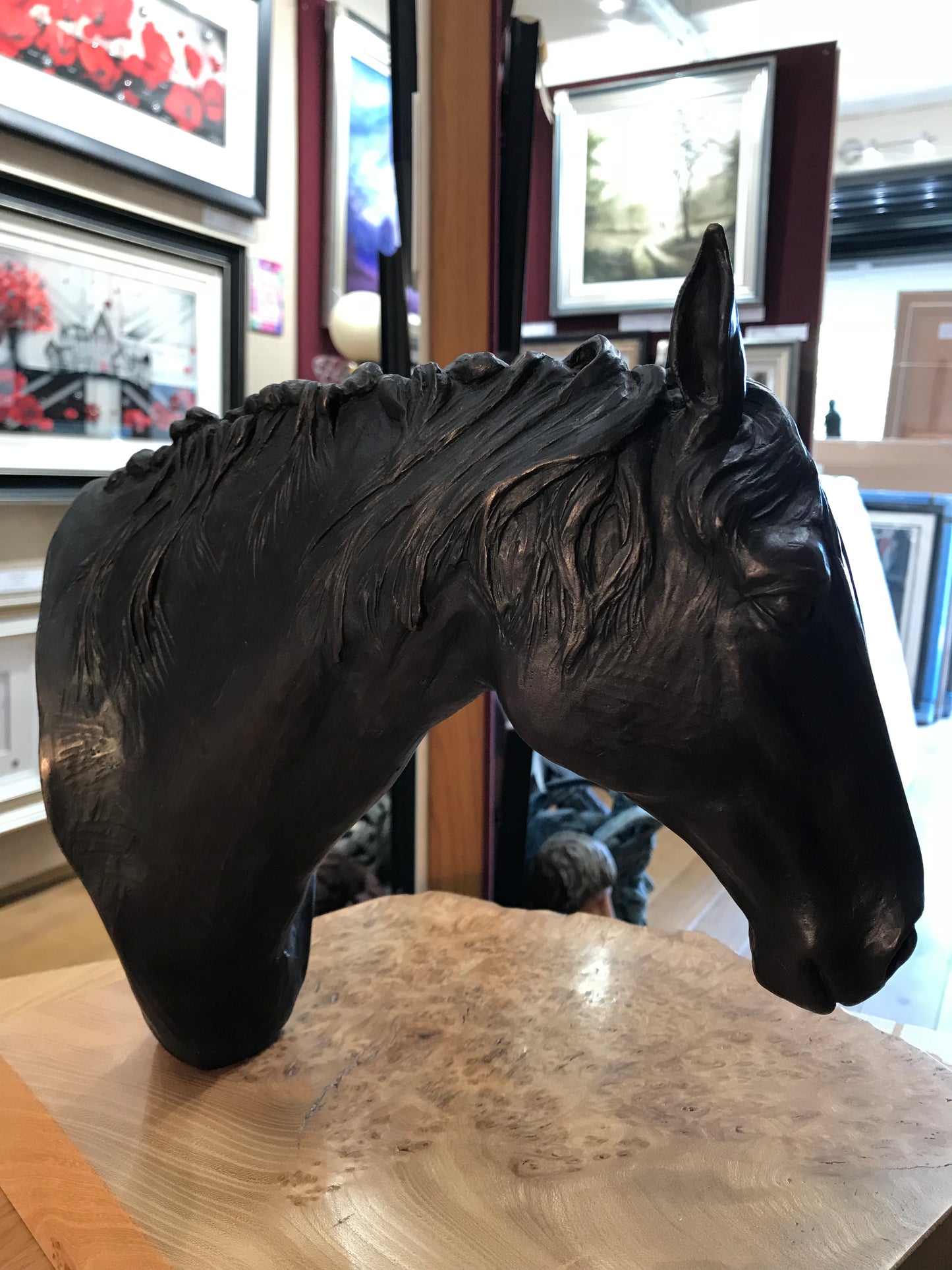 Joseph Hayton Wisdom Bronze Sculpture - The Acorn Gallery, Pocklington