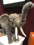 Needlefelt Elephant Original by Maxine Lowery-Sculpture-The Acorn Gallery