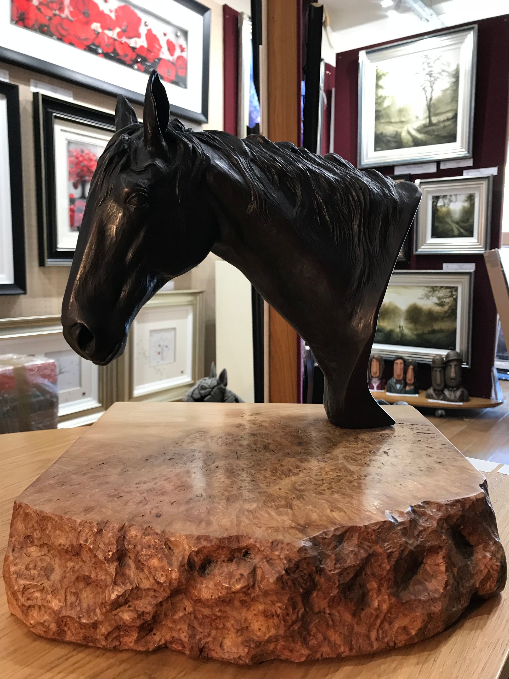 Joseph Hayton Wisdom Bronze Sculpture - The Acorn Gallery, Pocklington