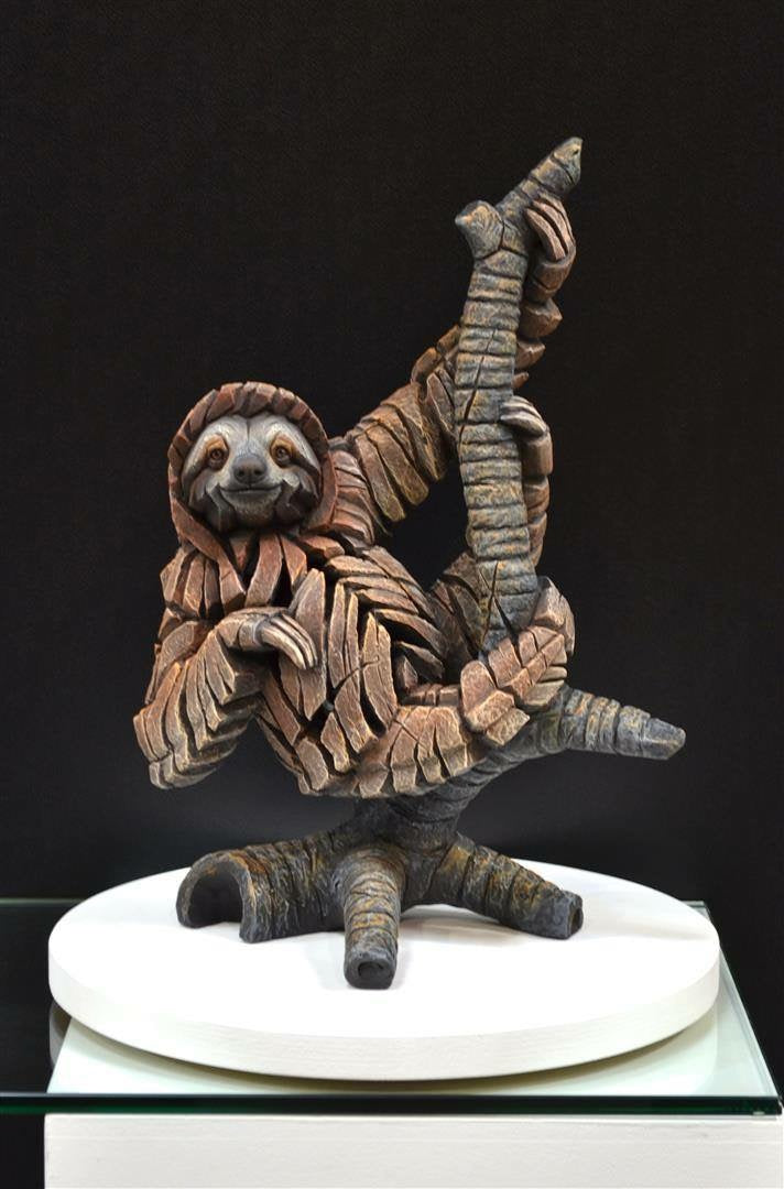 EDGE Sculpture Three Toed Sloth - The Acorn Gallery, Pocklington