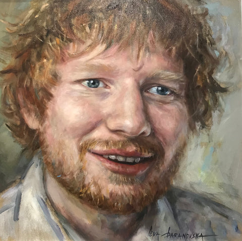 Ed Sheeran Original by Ieva Baranovska-Original Art-The Acorn Gallery