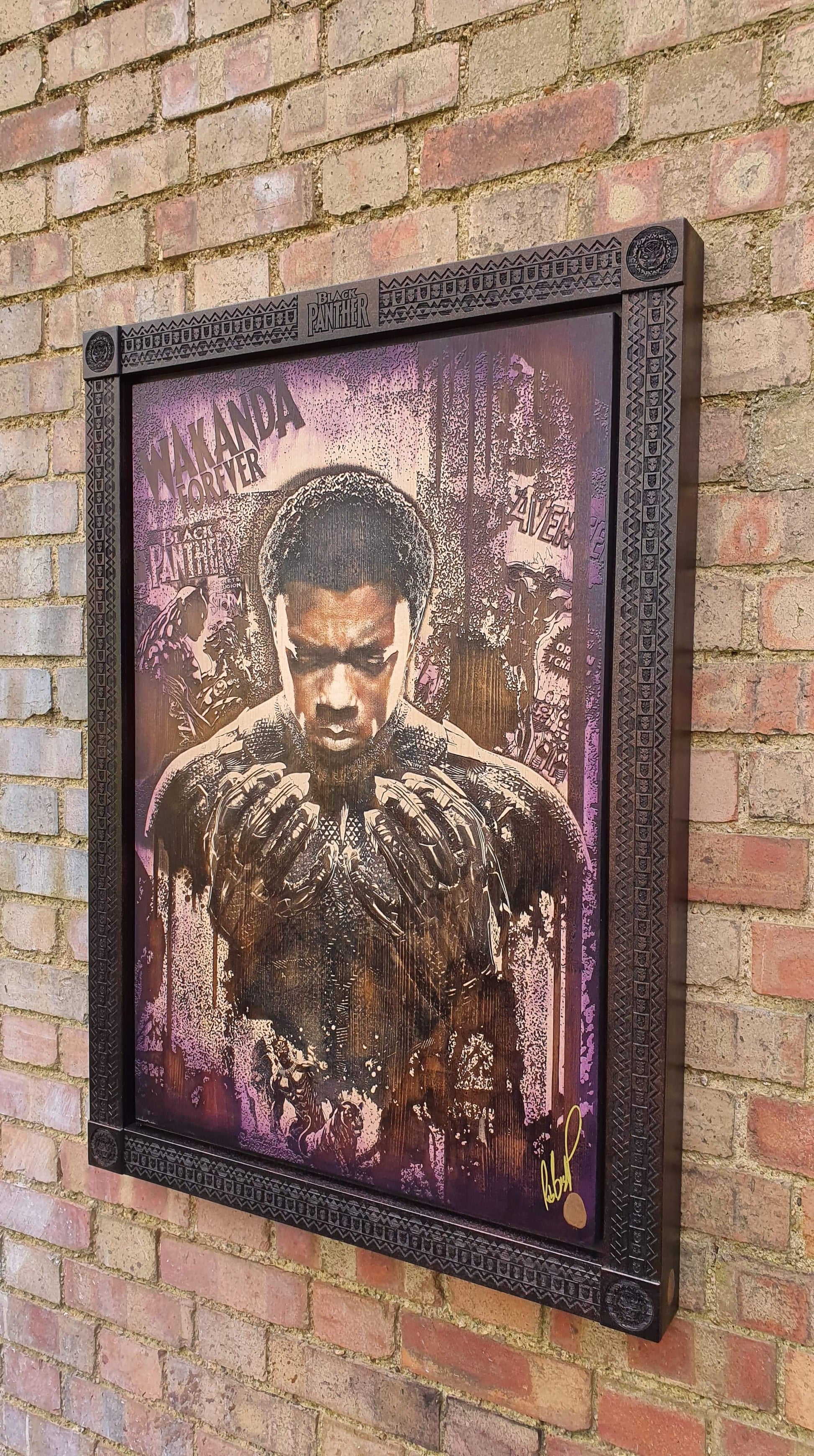 Rob Bishop T'Challa Black Panther - The Acorn Gallery, Pocklington