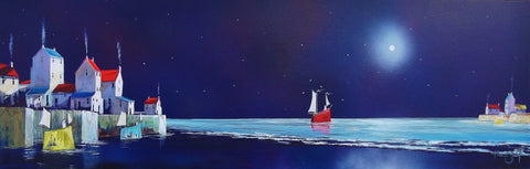 Into The Blue Original by Adam Barsby *SOLD*
