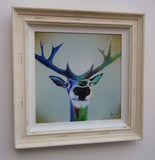 Stag Selfie Original by Adam Barsby *SOLD*