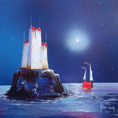 The Distant Isle Original by Adam Barsby *SOLD*
