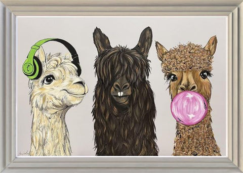 Three Wise Alpacas ORIGINAL by Amy Louise